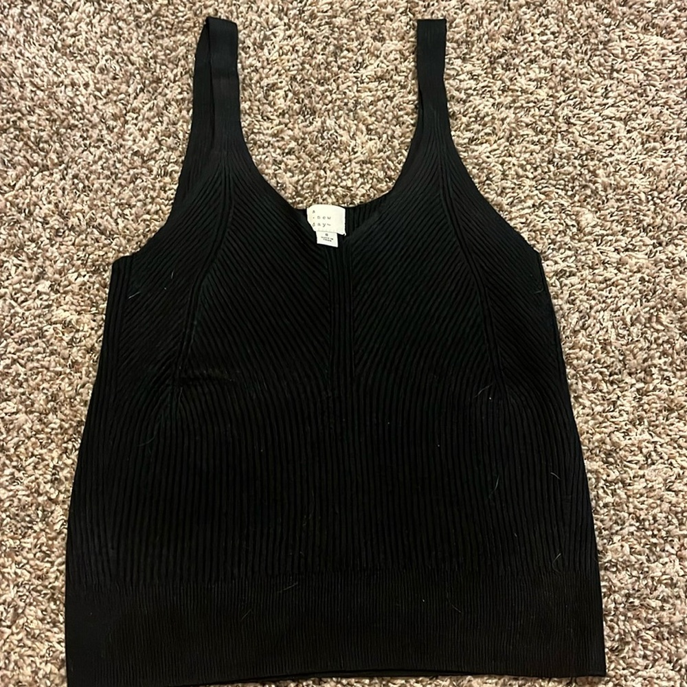soft black tank